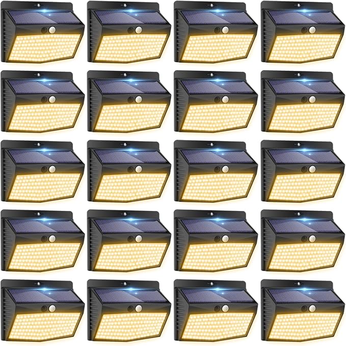 Peasur Solar Lights Outdoor Motion Sensor Security Light by Peasur