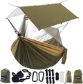 Sunyear Hammock Camping with Rain Fly Tarp and Net, Portable Camping Hammock by SleepSafeSwingFree