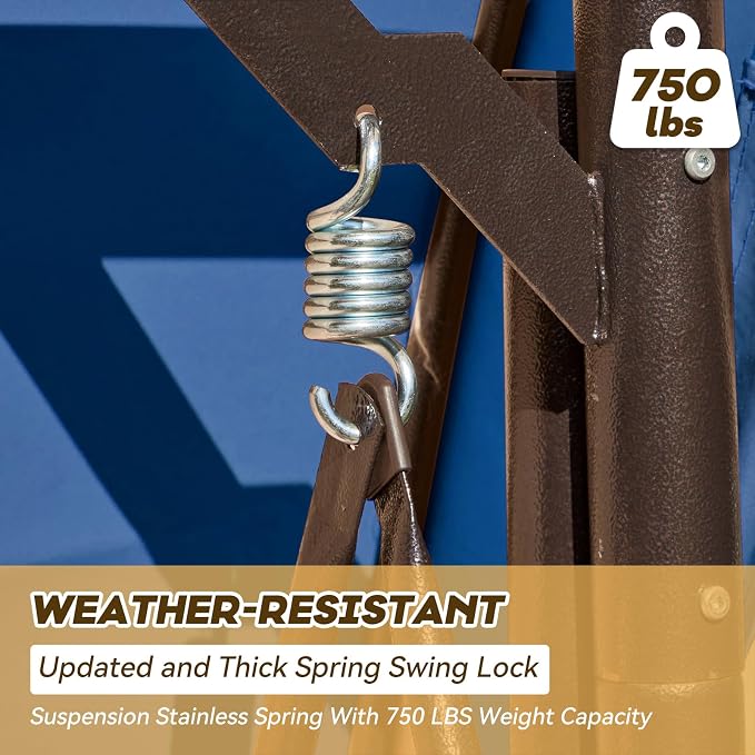 3 in 1 Outdoor Porch Swing - Image 5