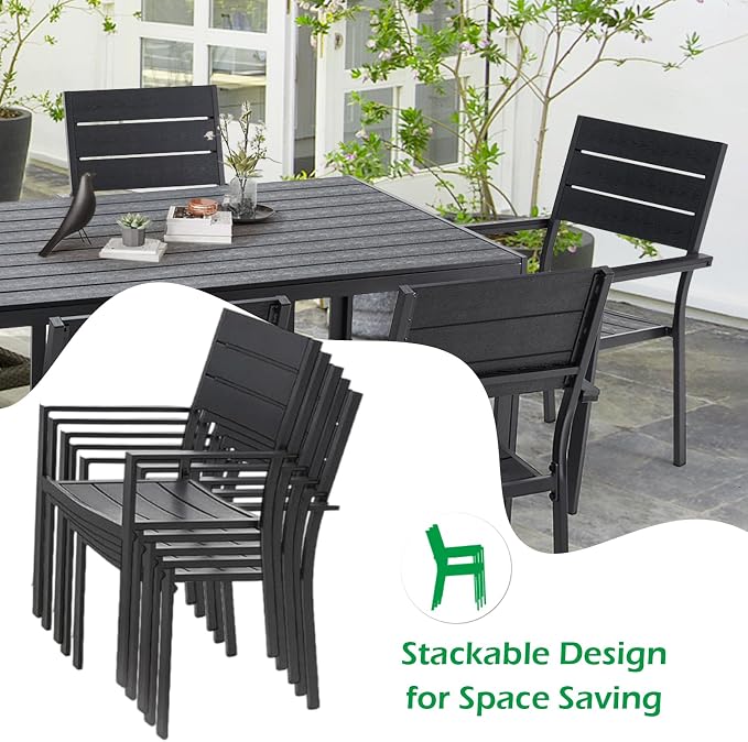 AECOJOY 7 Piece Outdoor Dining Set - Image 5