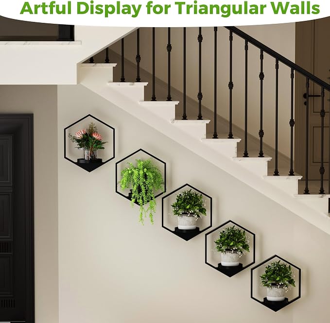 Wall Planters for Indoor Plants 5 Pack, Plant Frames Wall Decor Living Room - Image 5