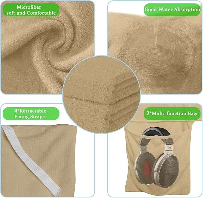 Lounge Chair Towel Cover, Beach Chair Cover - Image 3