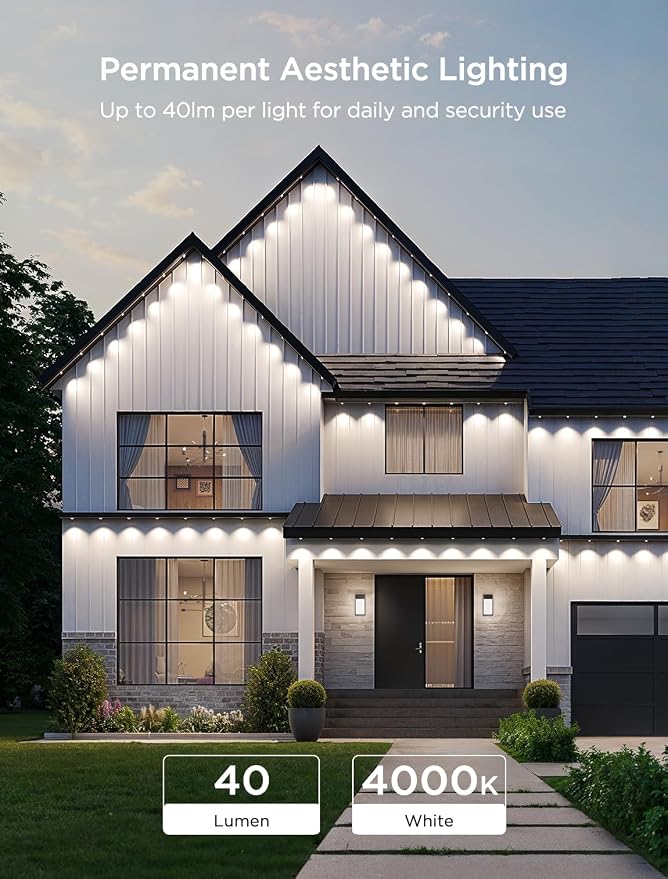 Govee Permanent Outdoor Lights 2, 100ft RGBIC Outdoor Lights - Image 8