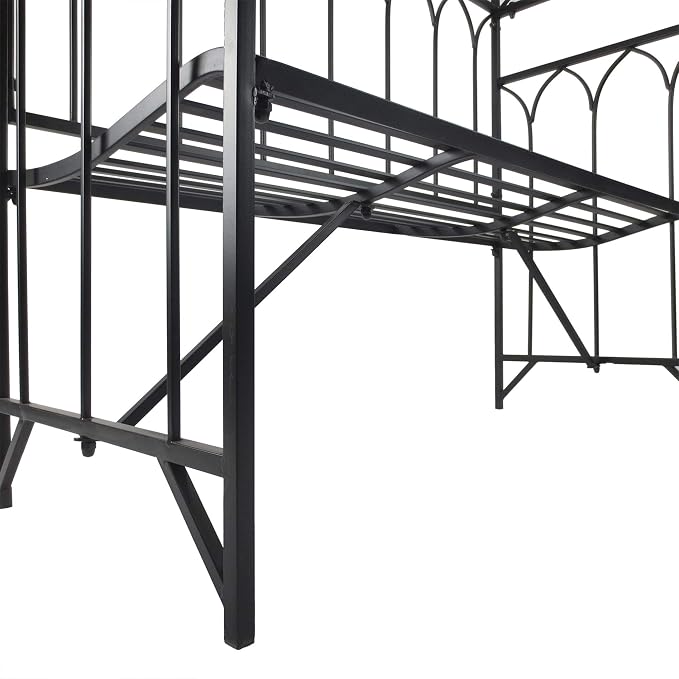 Outsunny Metal Trellis Arbor Arch - Image 9