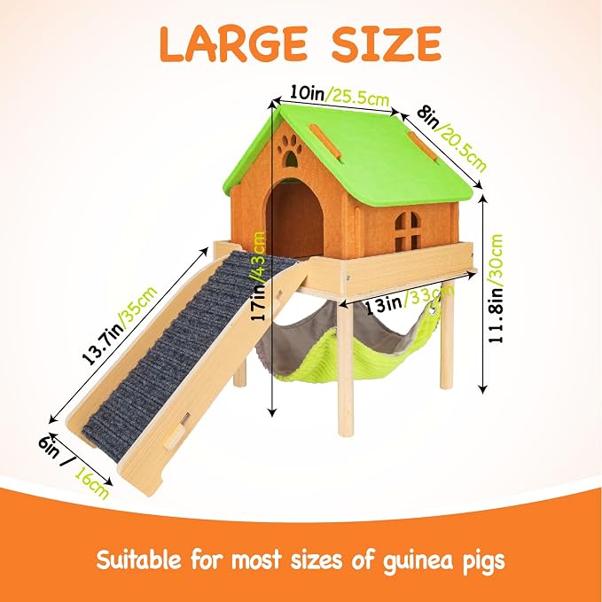 3 in 1 Enlarged Guinea Pig Hammock - Image 4