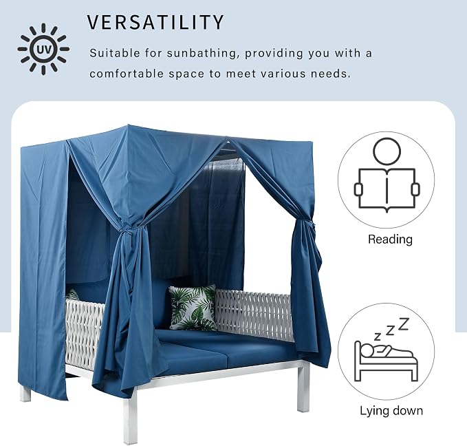 Merax Outdoor Patio Sunbed - Image 4