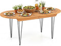 Tangkula 71" Outdoor Dining Table by TANGKULA
