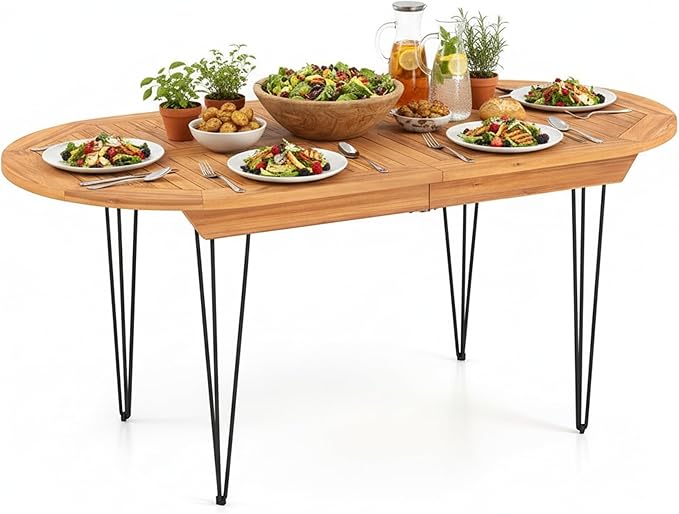 Tangkula 71" Outdoor Dining Table by TANGKULA