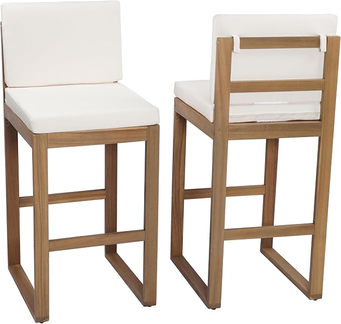 Christopher Knight Home Gree Outdoor Counter Height Bar Stools Set of 2 - Image 6