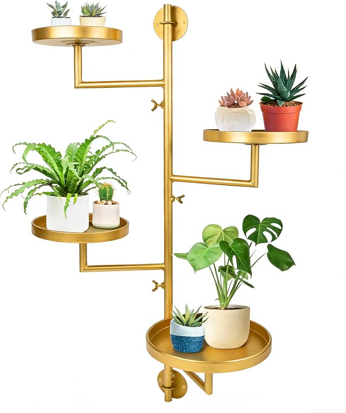 Rotating Window Plant Shelves by Unknown