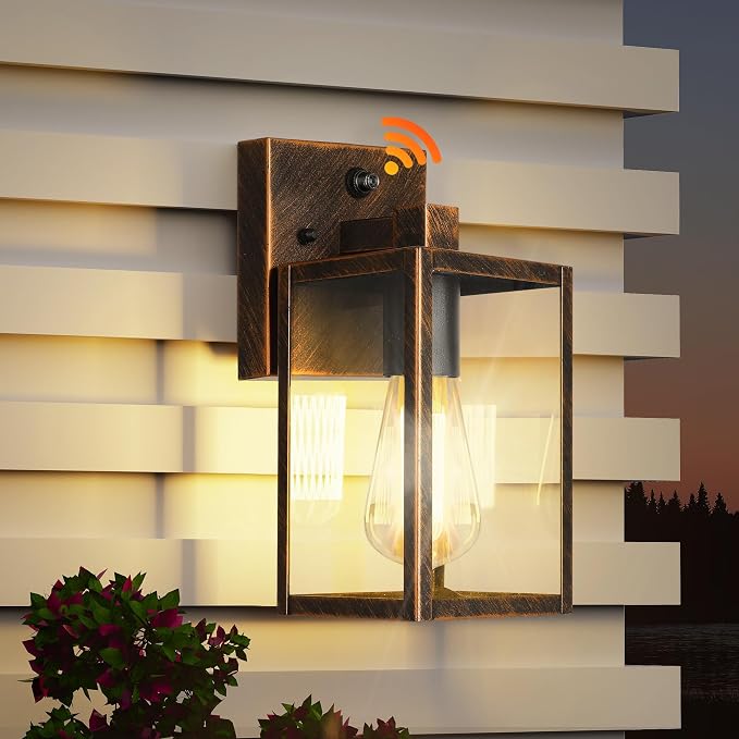 WIHTU Gold Dusk to Dawn Porch Lights Fixtures, Outdoor Lights - Image 9