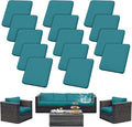 Outdoor Cushion Covers Set, Replacement by SUKAIKEQA