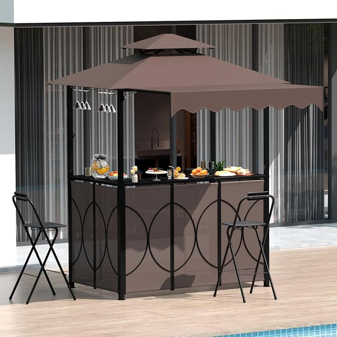 Grepatio 3 Piece Patio Bar Set by Takesyoutohaveawonderfullife