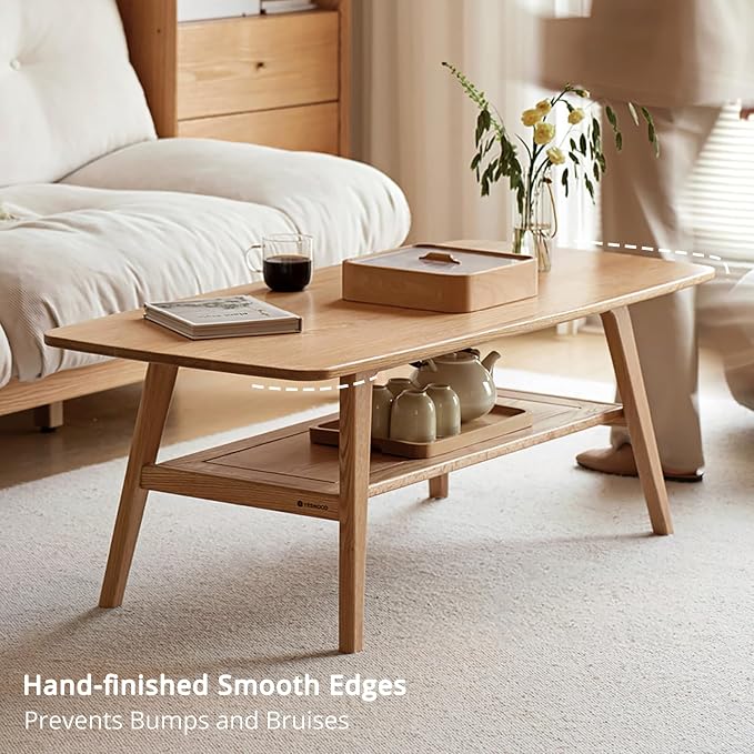 Wood Coffee Table - Image 9