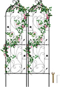 VEVOR Garden Trellis for Climbing Plants, 60 x 15 in, 2 Packs Rustproof Metal by VEVOR