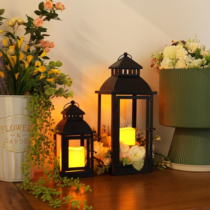 NEEDOMO LED Lanterns Decorative Outdoor&Indoor, Lantern Decor - Image 8