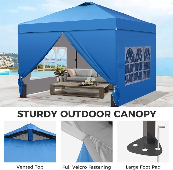 12x12 FT Pop Up Canopy, Instant Canopy Tent - Image 3