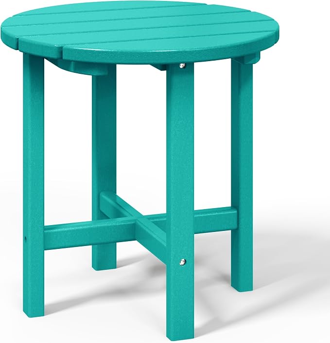 WestinTrends Dylan Adirondack Round Outdoor Side Table - Image 4