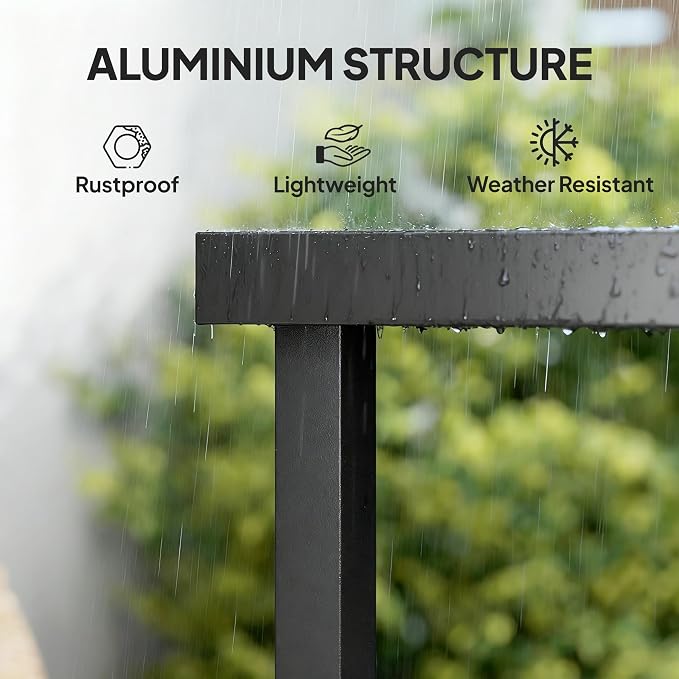 Outsunny 75" x 35" Outdoor Dining Table - Image 6