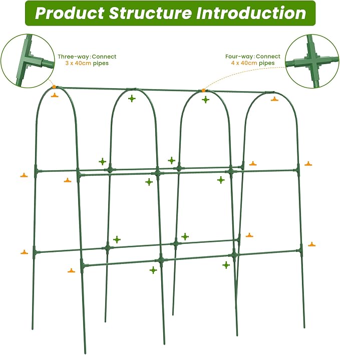 Cucumber Trellis, Foldable Trellis Cucumber - Image 4