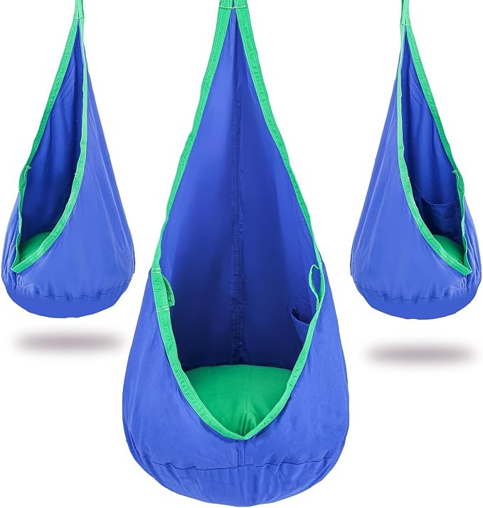 YAERSI Kids Pod Swing Seat, Cotton Hammock Chair by YAERSI