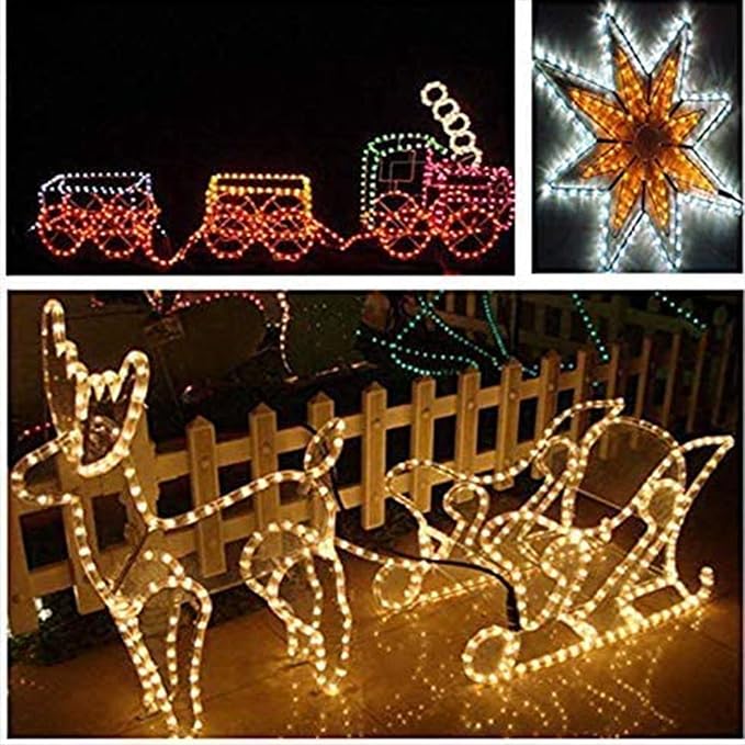 50ft 360 LED Rope Lights Outdoor, Connectable and Flexible Tube Lights - Image 6