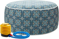 Magpie Fabrics Indoor/Outdoor Inflatable Stool Ottoman Pouf, Water Repellent by Magpie+Fabrics