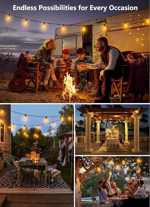 Brightown Outdoor String Lights 35FT - Image 2