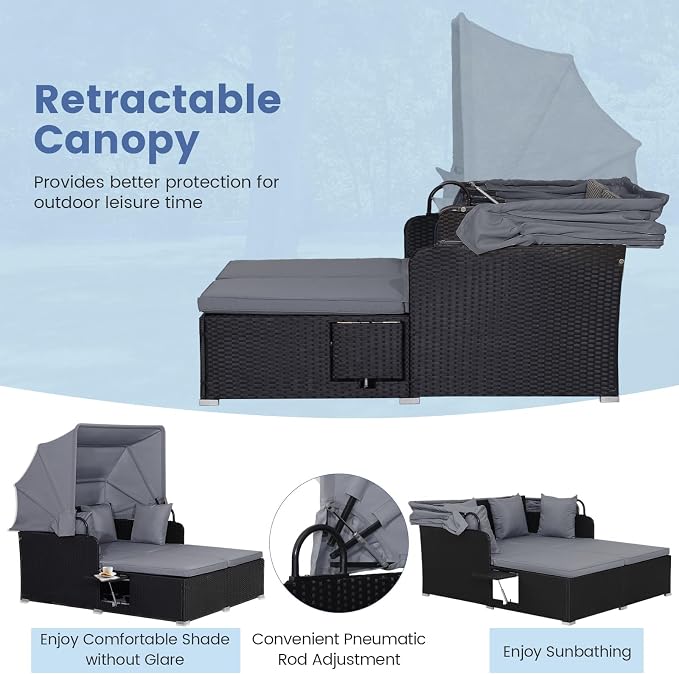 RELAX4LIFE Patio Outdoor Daybed - Image 4