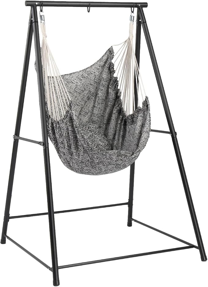 ONCLOUD 660LBS Heavy Duty Hammock Chair Stand, Universal Hanging Chair Stand by ONCLOUD