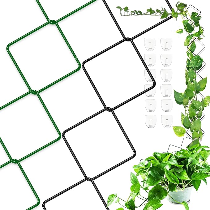 2 Pack 36pcs Chain Trellis for Climbing Plants Indoor & Outdoor, Garden Wall by Pahdecor