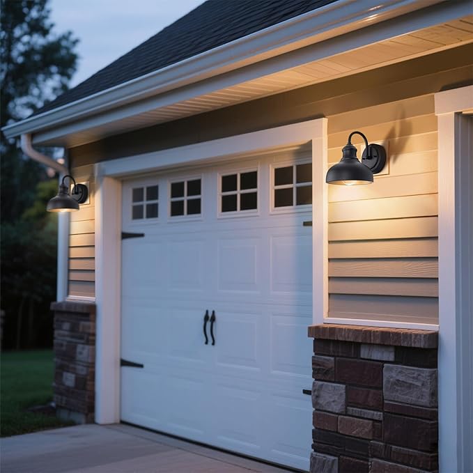 Black Outdoor Gooseneck Lighting - Image 2