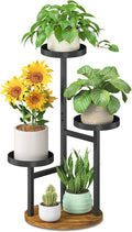 iDavosic.ly 3 Tier Plant Stand Indoor, Tiered Corner Metal Wood Multiple Flower by iDavosicly