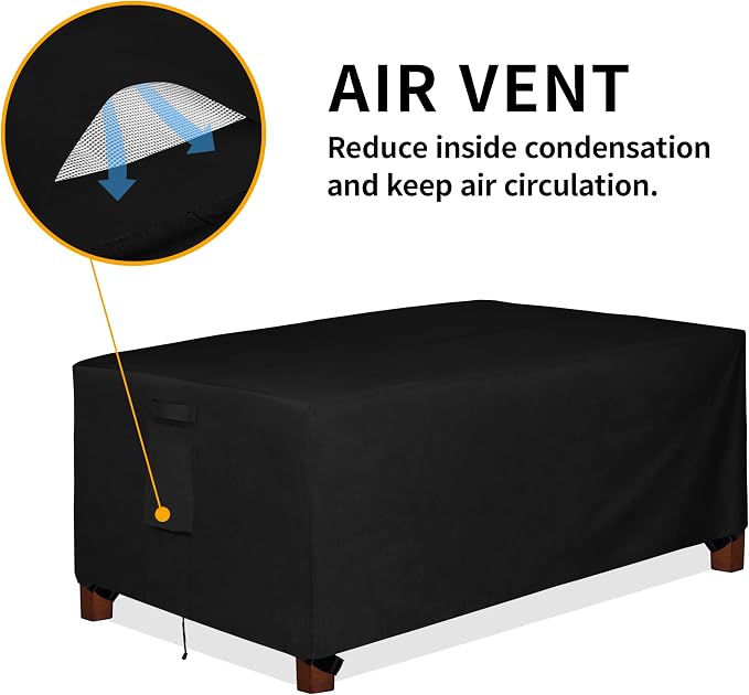 Easy-Going 600D Heavy Duty Rectangular Table Cover UV Resistant and Waterproof - Image 5