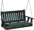 Mission Poly Lumber Wood 5FT Porch Swing Amish Craftsmandship Made in USA HDPE by Unknown