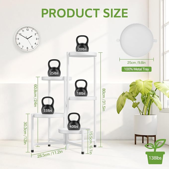iDavosic.ly 5 Tier Large Plant Stand Indoor - Image 2