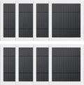 8 Pack IP65 Solar Panel for Rings Camera, 4W Solar Charger Compatible by Paodekua