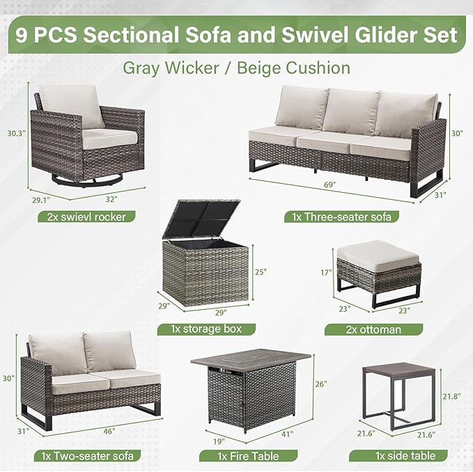 Belord Outdoor Sectional Sofa - Image 2