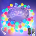 LORRYTE Connectable 100LED Globe String Lights Indoor Outdoor - 43FT Multicolor by LORRYTE