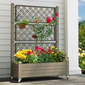 YITAHOME 43.3x17.7x61 in Planter Trellis Box by YITAHOME