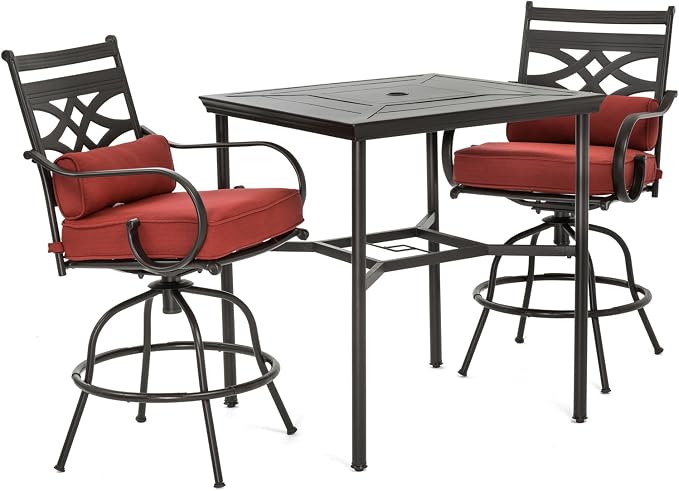Hanover Montclair Outdoor Patio Conversation Set by Hanover