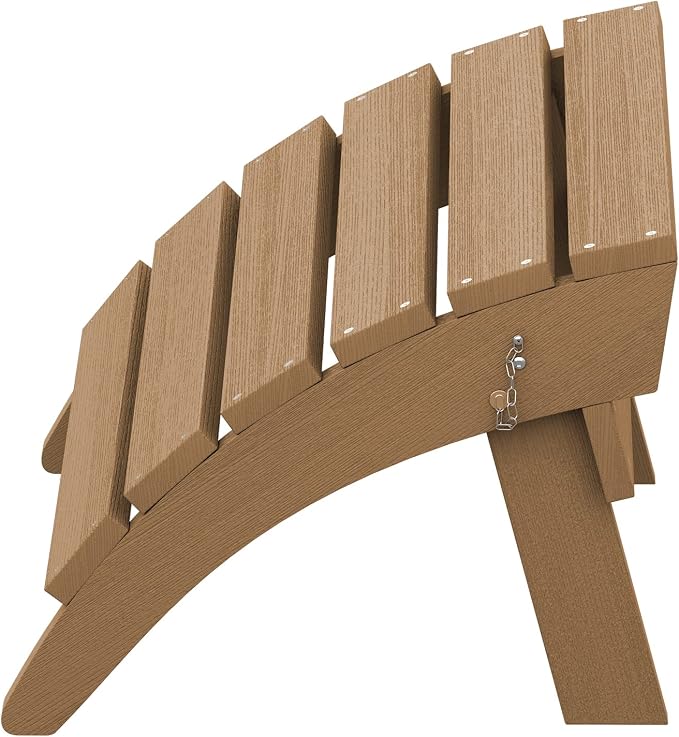 SERWALL Folding Adirondack Ottoman, Adirondack Footrest Without Assembly - Image 8