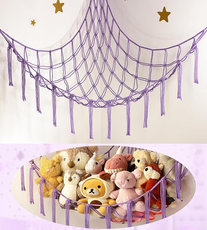 Stuffed Animal Storage Hammock or Net by MirolamUS