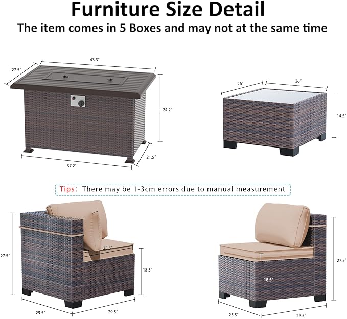 Outdoor Patio Furniture Set - Image 2