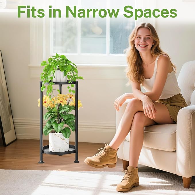 iDavosic.ly 2 Tier Plant Stand Indoor - Image 7
