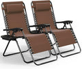 Nestl Zero Gravity Chairs Set of 2, Patio Lounge Chair Outdoor by Nestl