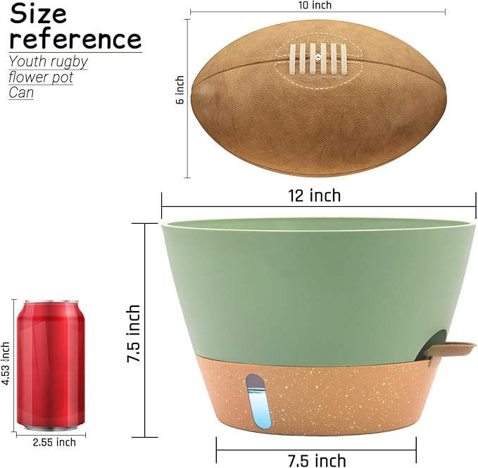 12-Inch Self Watering Planters - Image 3