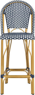 Safavieh PAT4008A Collection Ford Navy and White Indoor/Outdoor Stacking French by SAFAVIEH