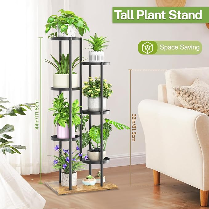 iDavosic.ly 6 Tier Plant Stand Indoor Outdoor, Tiered Corner Multiple Flower - Image 6