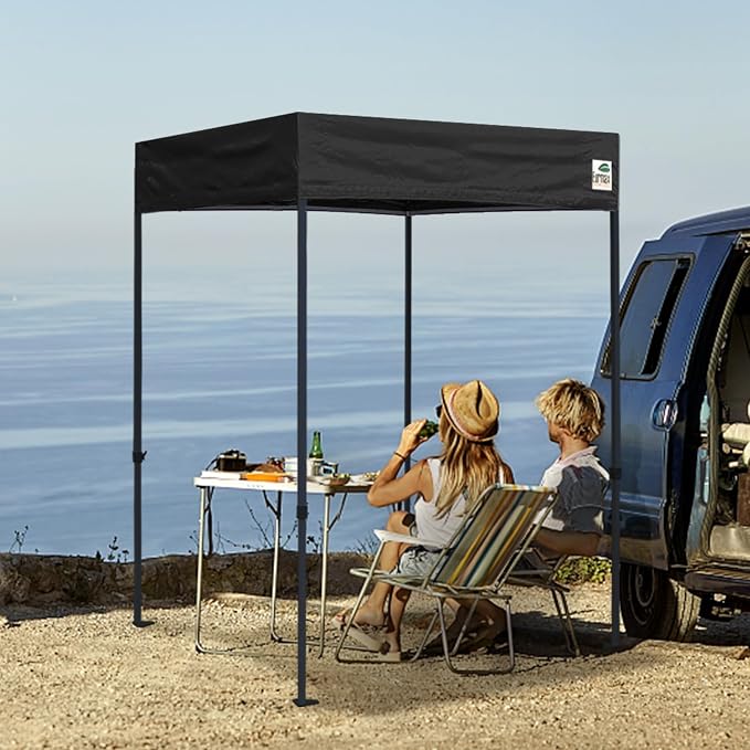 Eurmax USA 5x5 Flat Top Pop Up Canopy Tent Outdoor Portable Instant Shelter - Image 6